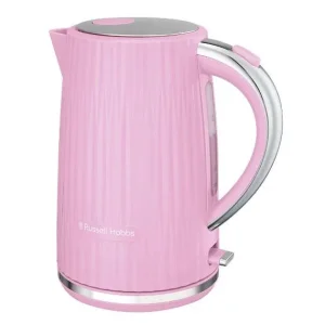 Електрочайник Russell Hobbs Eden, 1.7л, нержавіюча сталь, пластик, малиновий, 27362-70 UA