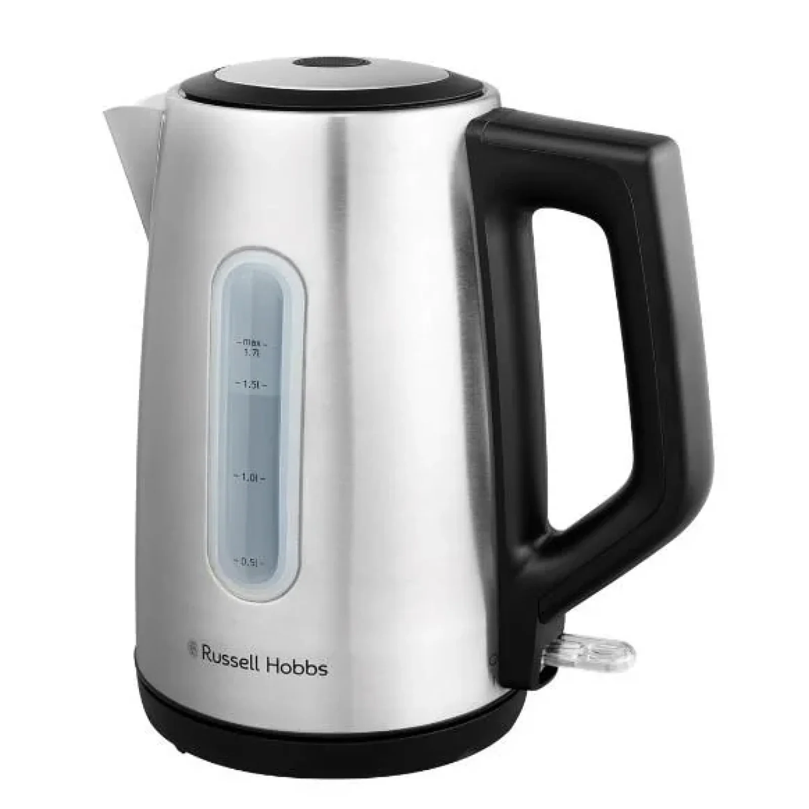 Електрочайник Russell Hobbs Heaton, 1.7л, нержавіюча сталь, сріблясто-чорний, 27380-70 UA
