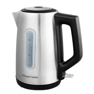 Електрочайник Russell Hobbs Heaton, 1.7л, нержавіюча сталь, сріблясто-чорний, 27380-70 UA
