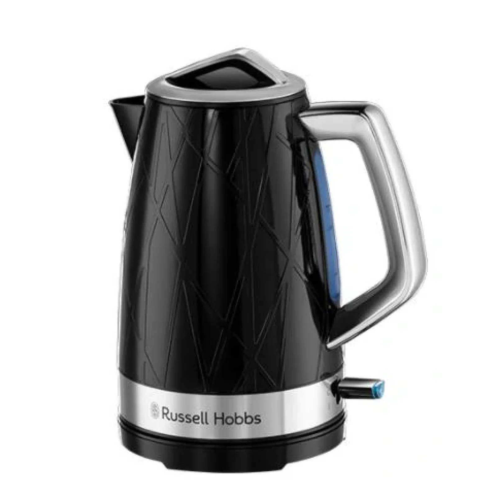Електрочайник Russell Hobbs Structure, 1.7л, пластик , чорно-сріблястий, 28081-70 UA