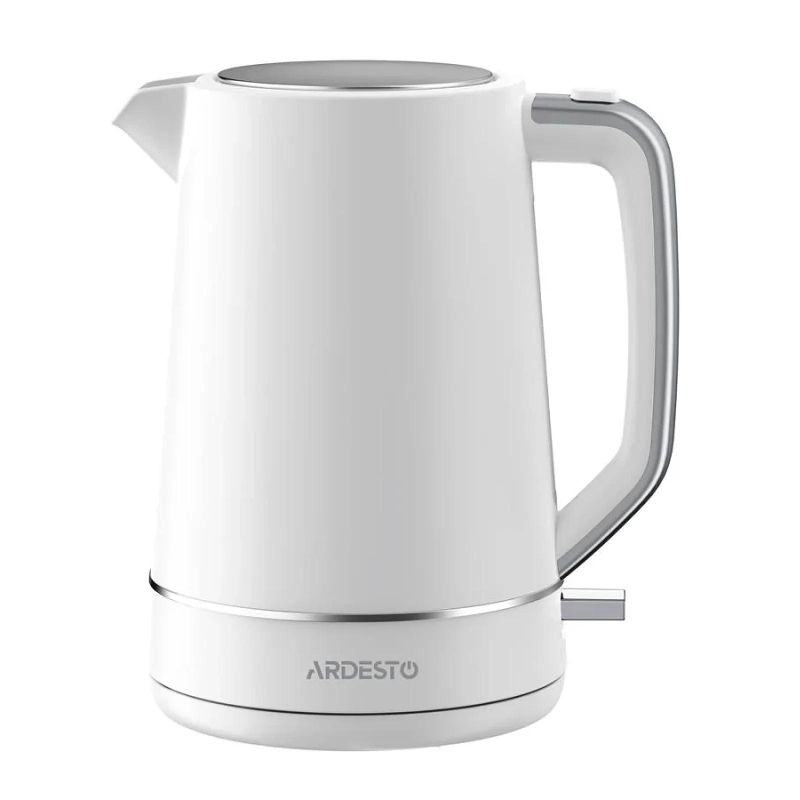 Електрочайник Ardesto 1.7л, Otter, пластик, білий матовий, EKL-450W UA