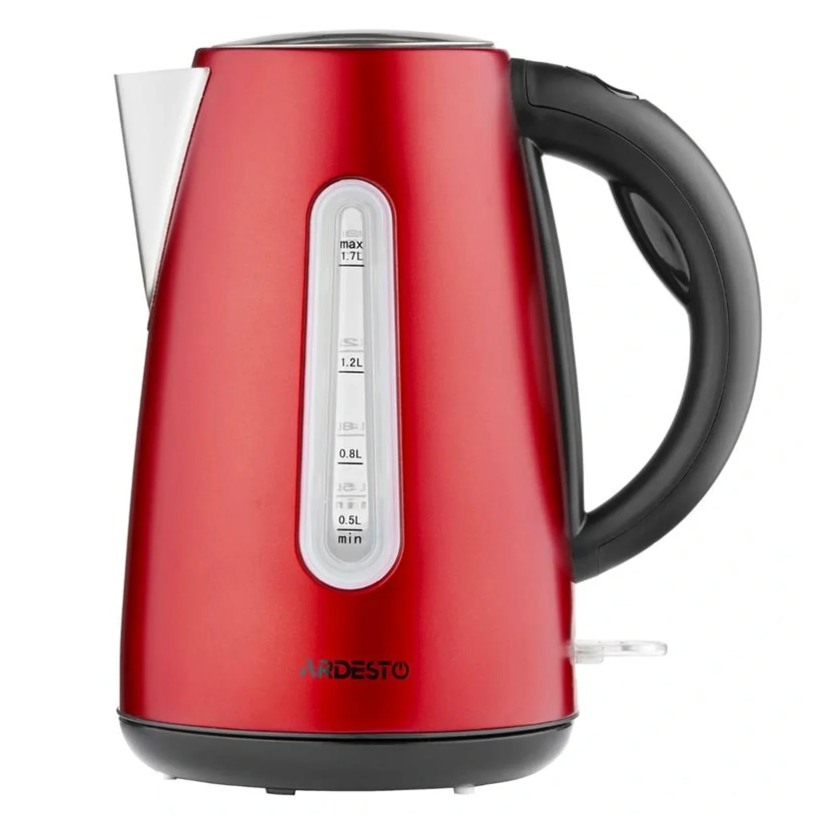 Электрочайник Ardesto EKL-F300R 1.7л/2150Вт/strix контроль/нерж.сталь/красн. UA