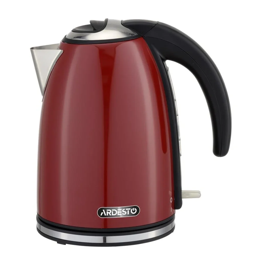 Електрочайник Ardesto EKL-F340R 1.7л/2150Вт/strix контроль/нерж. сталь/червоний UA