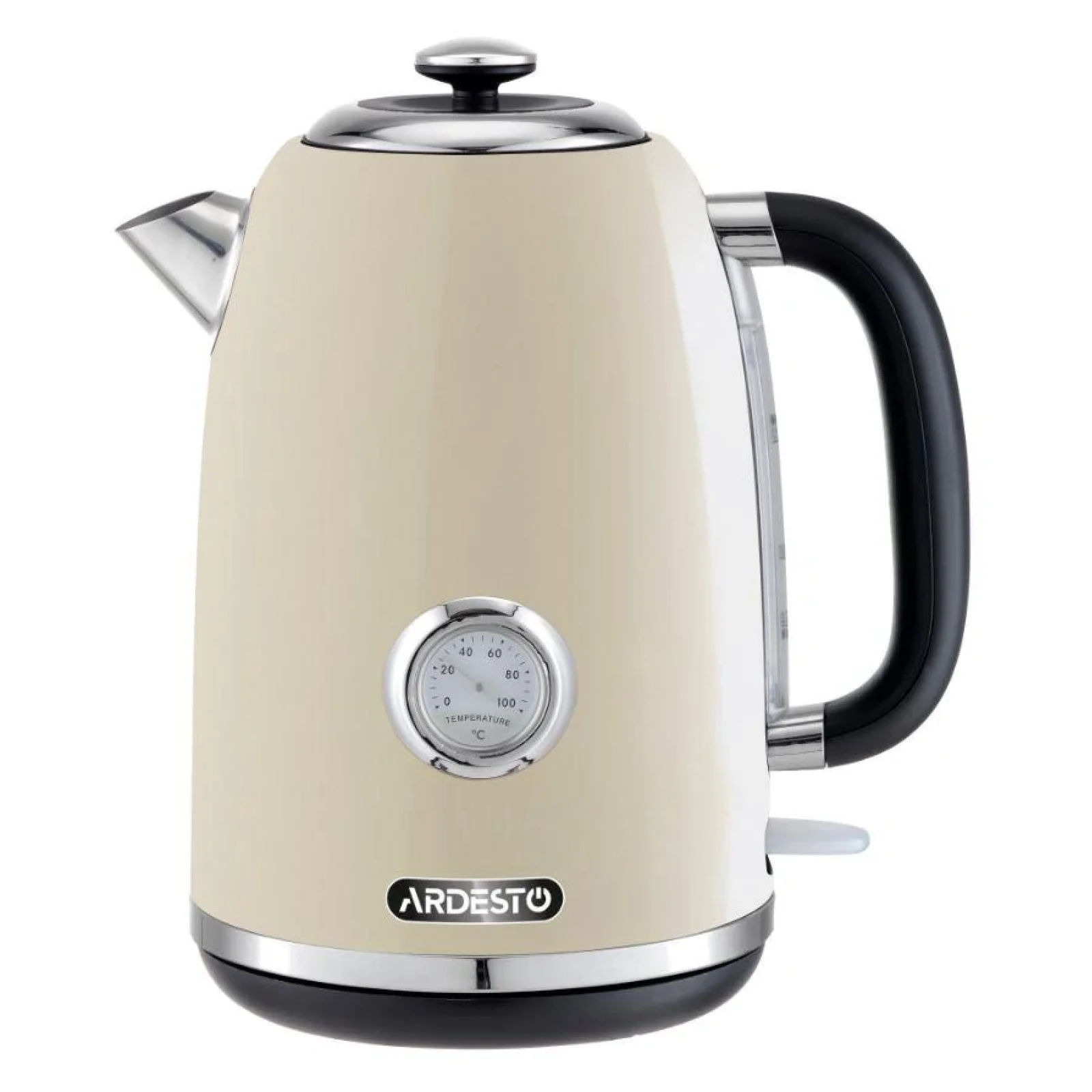 Электрочайник Ardesto EKL-F410BG 1.8л/2200Вт/strix контроль/нерж. сталь/индикатор температуры/бежевый UA