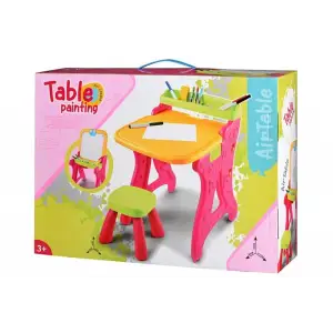 Столик-мольберт Same Toy розовый 8816Ut UA