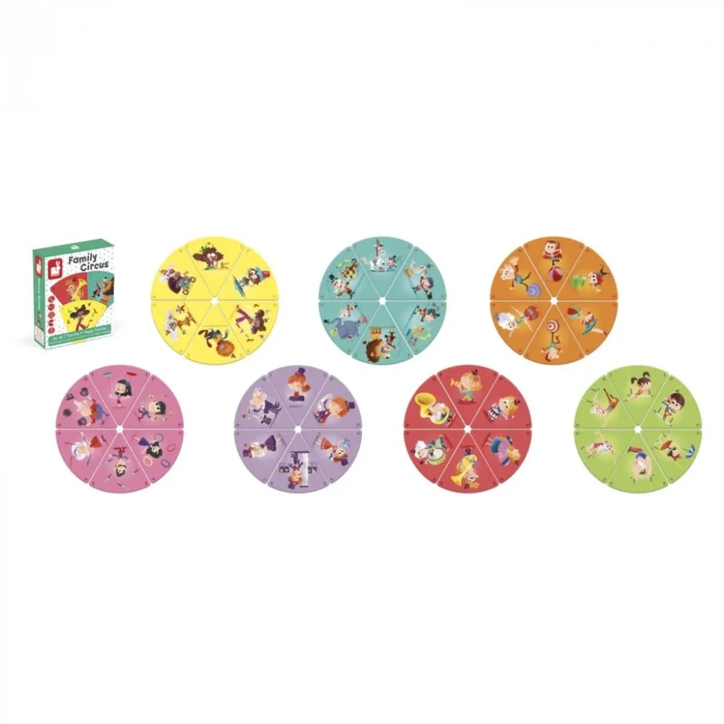 Настільна гра Janod Happy Families Цирк, J02755 UA