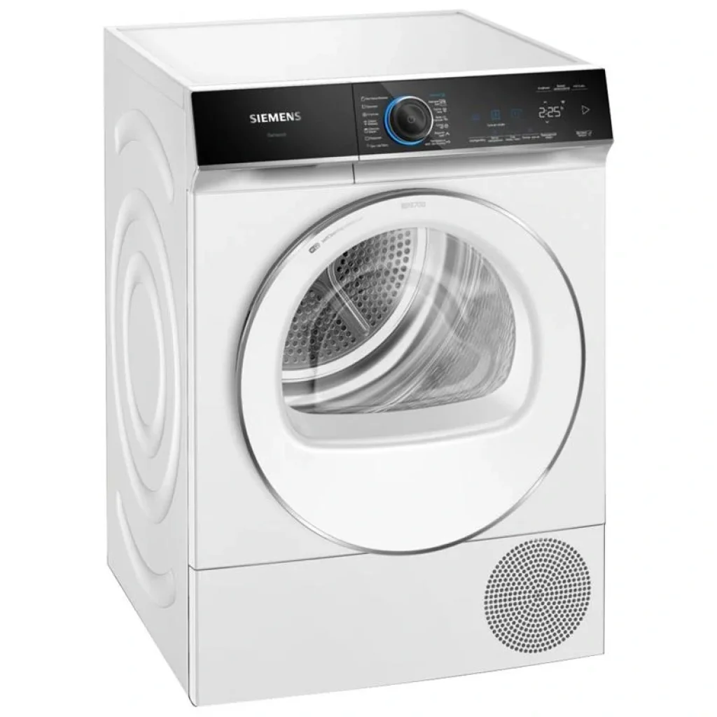 Сушильна машина Siemens тепловий насос, 8кг, A++, 60см, дисплей, білий, WQ45B290UA UA