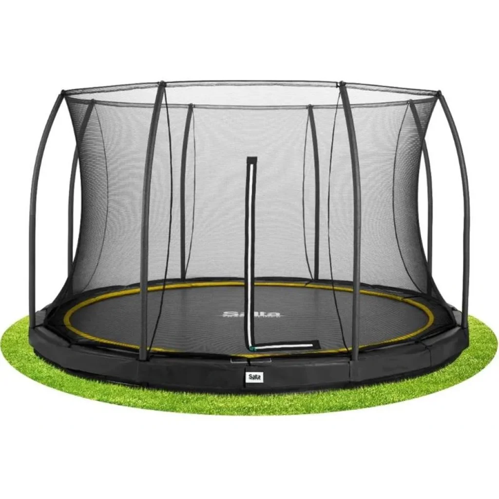 Батут Salta Comfort Edition Ground круглий, 427см, чорний, 5398A UA