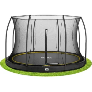 Батут Salta Comfort Edition Ground круглий, 427см, чорний, 5398A UA