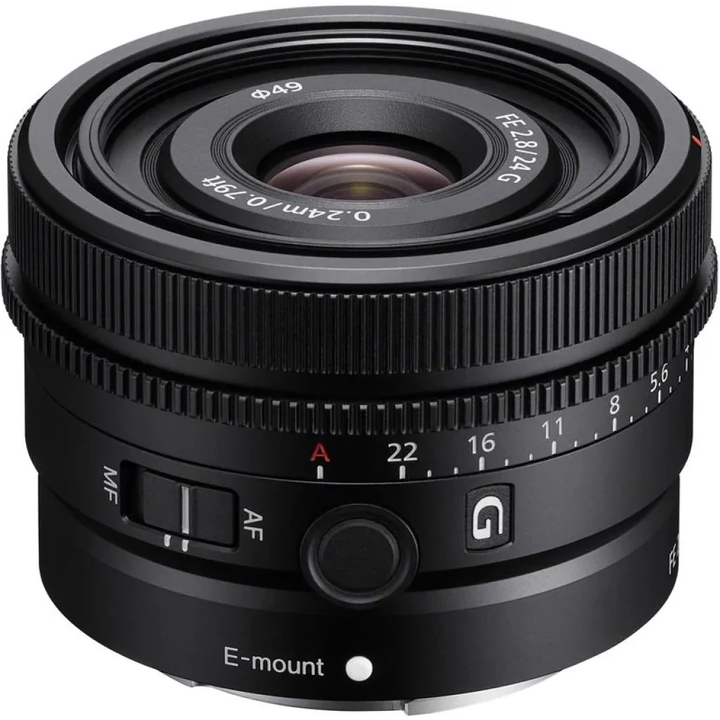 Об'єктив Sony 24mm, f/2.8 G для камер NEX, SEL24F28G.SYX UA