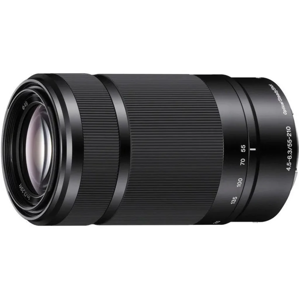 Об'єктив Sony 55-210mm Black , f/4.5-6.3 для камер NEX, SEL55210B.AE UA