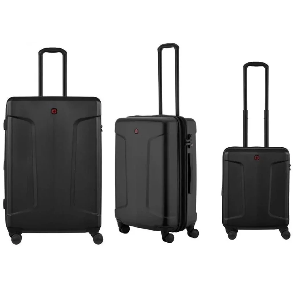 Набір валіз Wenger, Legacy 3 в 1, (S,M,L), пластик, 4 колеса, чорний, 612530 UA