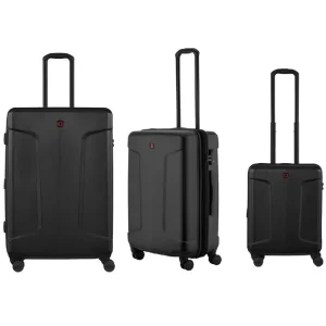Набір валіз Wenger, Legacy 3 в 1, (S,M,L), пластик, 4 колеса, чорний, 612530 UA