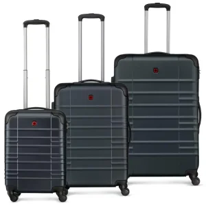 Набір валіз Wenger, Amplar 3 в 1, (S,M,L), пластик, 4 колеса, синій, 653150 UA