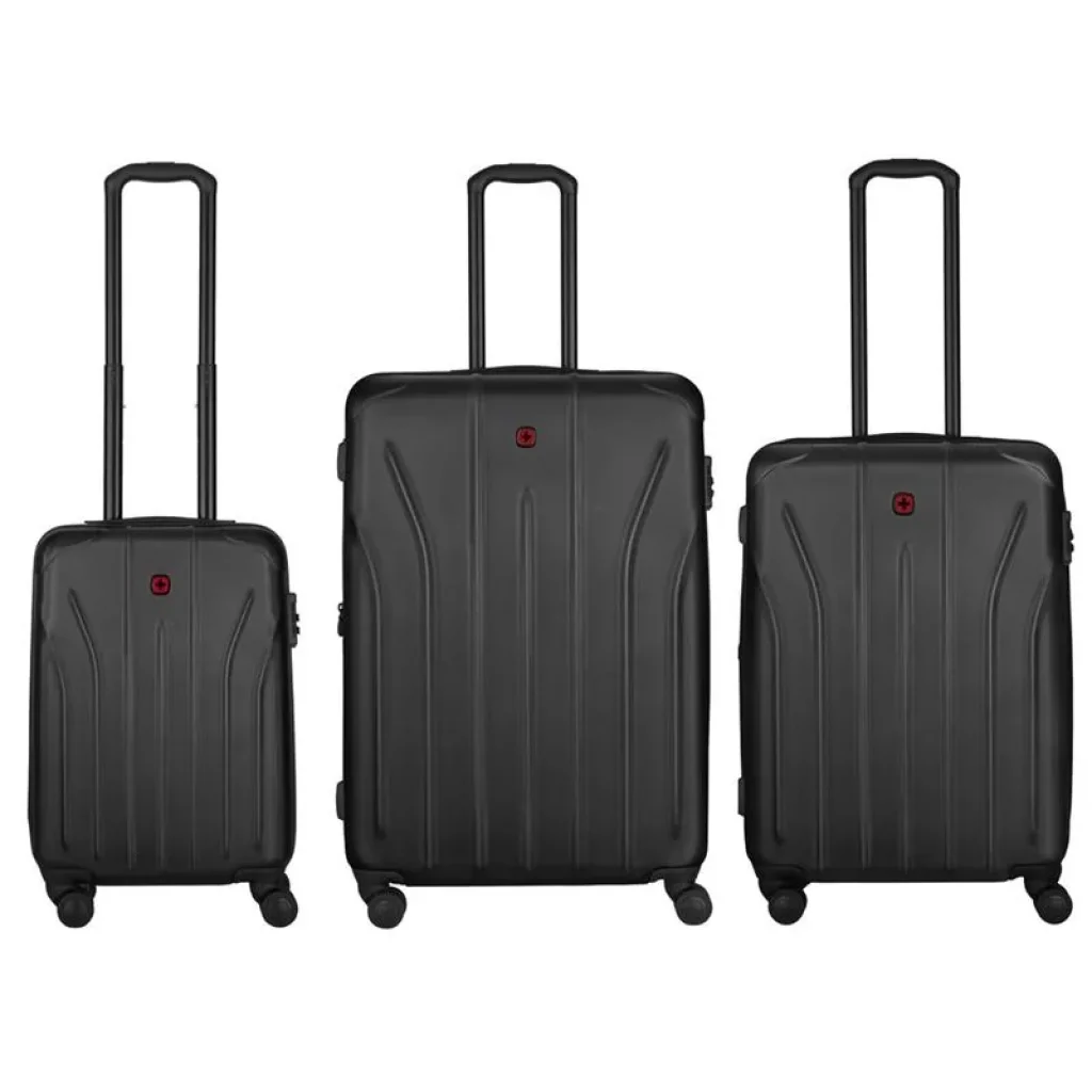 Набір валіз Wenger, Oryson 3 в 1, (S,M,L), пластик, 4 колеса, чорний, 653171 UA
