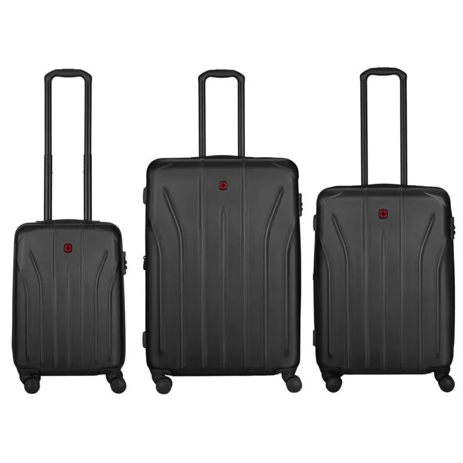 Набір валіз Wenger, Oryson 3 в 1, (S,M,L), пластик, 4 колеса, чорний, 653171 UA