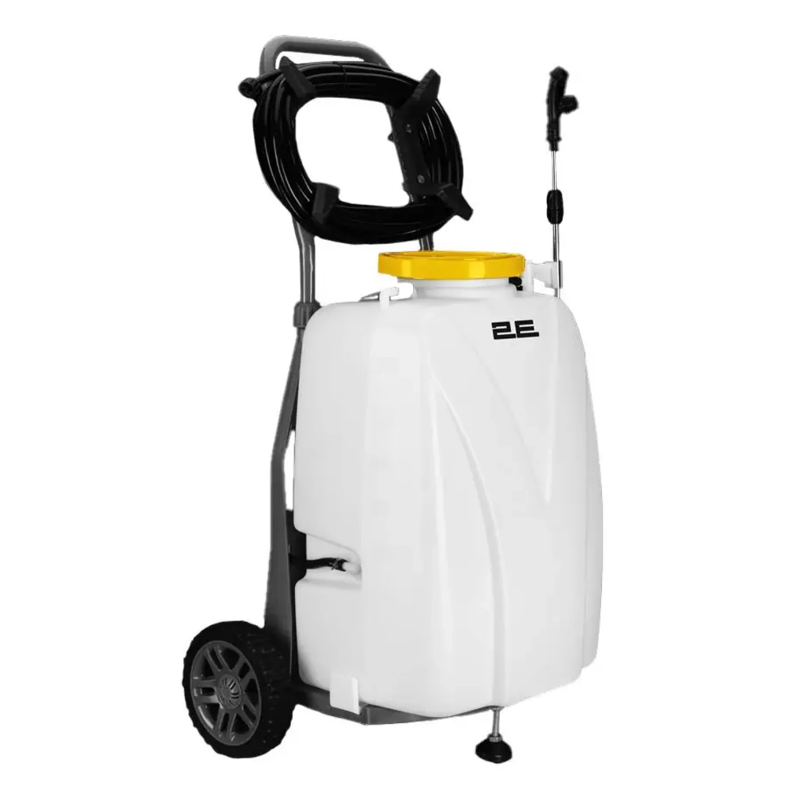 Обприскувач акумуляторний 2E AquaSpray 40LR 40л 12В 1х12А·год 7бар 6л/хв вольтметр колеса шланг 15м 14.5кг (2E-40LWBS15) UA