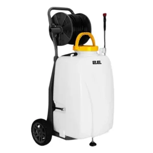 Обприскувач акумуляторний 2E AquaSpray 40LRC 40л 12В 1х12А·год 7бар 6л/хв вольтметр колеса котушка шланг 30м 16кг (2E-40LWBS30) UA
