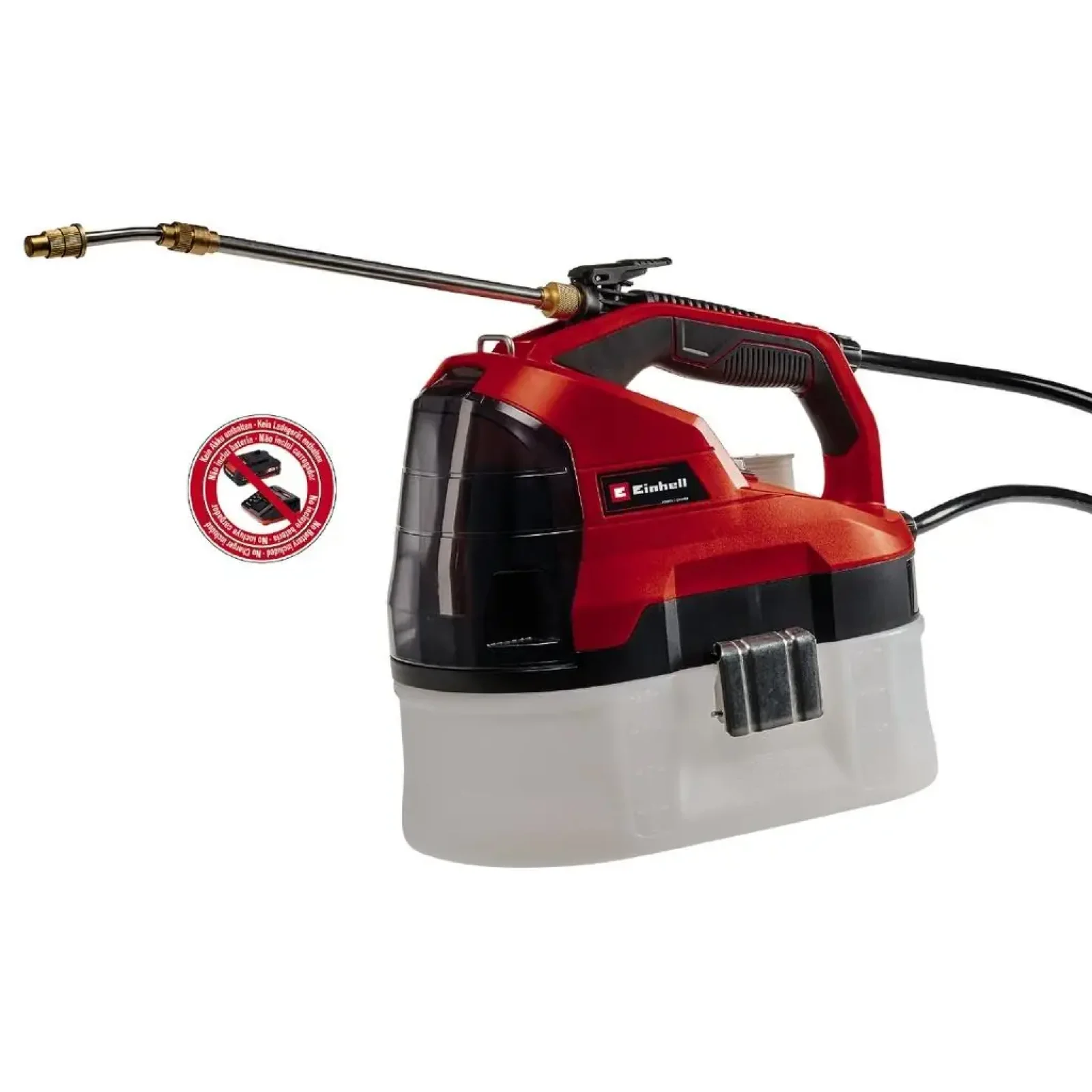 Обприскувач акумуляторний Einhell GE-WS 18/35 Li - Solo PXC 18В 3.8л 1л/хв 2.2кг без АКБ та ЗП (3425210) UA