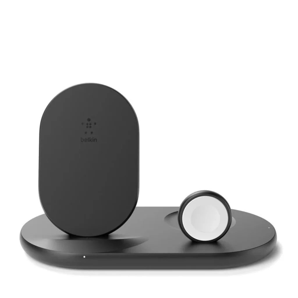 Бездротова зарядка Belkin 3-in-1 Wireless Pad/Stand/Apple Watch, black UA