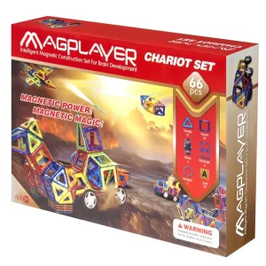 Конструктор Magplayer магнітний набір 66 ел. MPA-66 UA