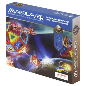 Конструктор Magplayer магнітний набір 30 ел. MPB-30 UA