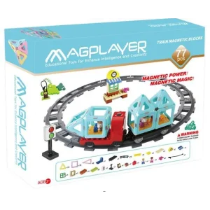 Конструктор Magplayer Поїзд 77 ел. MPH2-77 UA