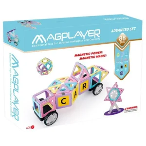 Конструктор Magplayer магнітний набір 88 ел. MPH2-88 UA