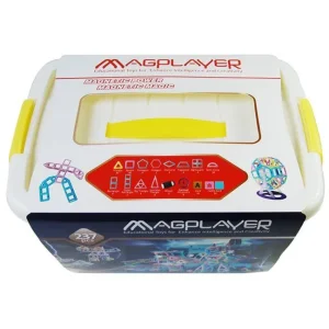Конструктор Magplayer магнітний набір бокс 237 ел. MPT2-237 UA
