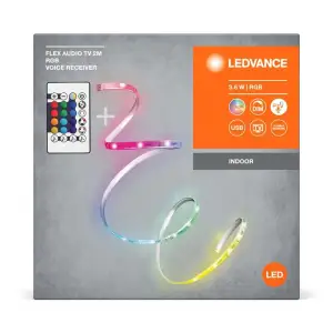 Стрічка світлодіодна LEDVANCE FLEX AUDIO TV 3,6W, 2M RGB USB R, 4099854095368 UA