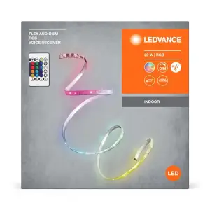 Стрічка світлодіодна LEDVANCE FLEX AUDIO 20W, 5M RGB VR RC, 4099854095405 UA