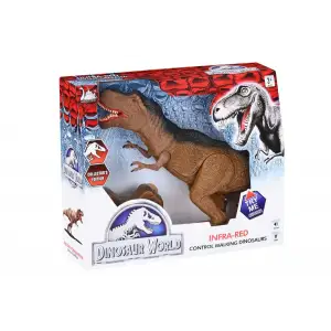 Динозавр Same Toy Dinosaur World Тиранозавр коричневий (світло, звук), RS6123Ut UA