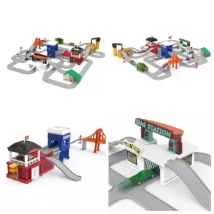 Ігровий набір DRIVEN POCKET SERIES Build-A-City Мега набір, 140 дет. WH1136Z UA