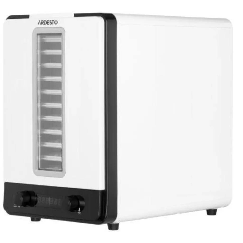Сушка для продуктов Ardesto FDB-1138 - 550Вт/ 10+1 поддонов выс. 3см/рег. темп./ белая UA