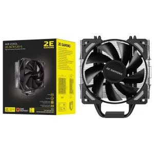Процессорный кулер 2E GAMING AIR COOL (ACN120-S) 115X,1200,1366,1700 FM1,FM2,AM2,AM2+,AM3,AM3+,AM4, 120мм,TDP 180W, 2E-ACN120-S UA