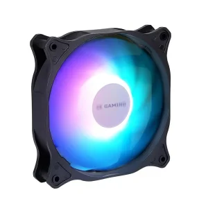 Корпусной вентилятор 2E GAMING OEM (F120ARGB), 120мм, 3pin, 3pin+5VAura, белые лопасти, черная рамка, 2E-F120-ARGB UA
