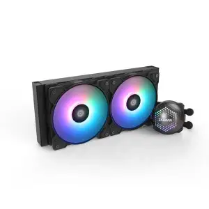 Система жидкостного охлаждения Zalman ALPHA 24 BLACK, LGA1700, 2066, 2011-V3, 2011, 1200, 115X, AM5, AM4, AM3, TDP 300W, ARGB, ALPHA24BLACK UA