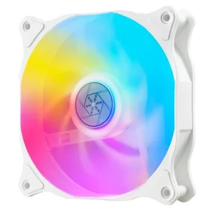 Корпусний вентилятор SilverStone Air Blazer 120RW-ARGB, 120mm, 600-2200rpm, 4pin PWM, 4-1 Pin ARGB (5V LED), 7.4-35.6dBa, SST-AB120RW-ARGB UA