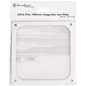Пиловий магнітний фільтр для вентилятора SilverStone FF143W2PACK, 2x140mm, White, SST-FF143W2PACK UA