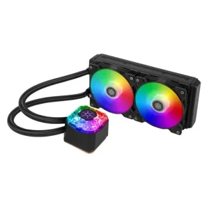 Система жидкостного охлаждения SilverStone Icegem 240P-ARGB, LGA2066, 2011, 1366, 115X, 1366, TRX4,TR4, AM4, AM3, AM3+, AM2, AM2+, FM1, FM2, TDP280W, SST-IG240P-ARGB UA