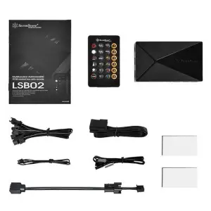 Контролер для вентиляторів SilverStone LSB02-E, ARGB, PWM, 6 fans, 3-4 pin, SST-LSB02-E UA
