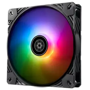 Корпусний вентилятор SilverStone Shark Force SF140B ARGB, 140mm, 2200rpm, 4pin PWM, 4-1 pin ARGB (5V LED), 38.3dBa, SST-SF140B-ARGB UA