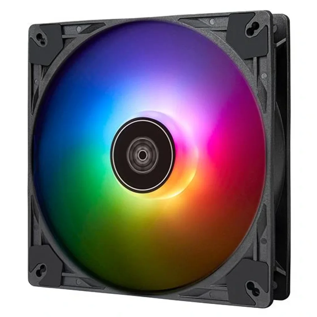 Корпусний вентилятор SilverStone Vista VS140B ARGB, 140mm, 1600rpm, 4pin PWM, 4-1 pin ARGB (5V LED), 30.8dBa, SST-VS140B-ARGB UA