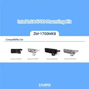 Кріплення для LGA1700 Zalman ZM-1700MKB RESERATOR5Z24BLACK/WHITE, RESERATOR5Z36BLACK/WHITE UA