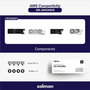 Кріплення для AMD AM5 Zalman ZM-AM5MKB, RESERATOR5Z24BLACK/WHITE, RESERATOR5Z36BLACK/WHITE UA