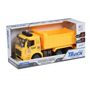 Машинка инерционная Same Toy Truck Самосвал желтый со светом и звуком 98-614AUt-1 UA