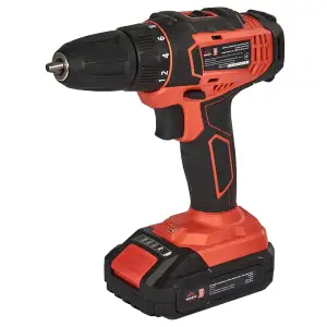 Шурупокрут-дриль акумуляторний Vitals Master AU 1825 Kit SmartLine+ 18В 1х2А·год 25Нм 400·1500об/хв кейс 1.2кг (184442) UA
