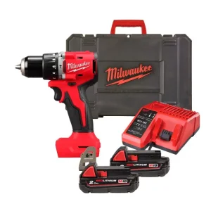 Шурупокрут-дриль акумуляторний Milwaukee BLPDRC-202C 18В 2х2А·год 60.5Нм 0·1700об/хв ЗП M12-18C кейс 1.5кг (4933492822) UA