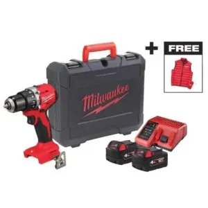 Шурупокрут-дриль акумуляторний Milwaukee BLPDRC-402С 18В 2х4А·год 60Нм 0·1700об/хв ЗП M12-18C жилет кейс 1.5кг (4933499458) UA