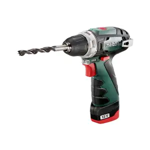 Шурупокрут-дриль акумуляторний Metabo PowerMaxx BS BASIC 12В 2х2А·год 17·34Нм 0-360·0-1400об/хв 0.8кг (600984500) UA